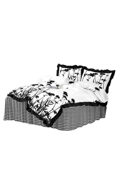OEM Double bed linen set with ruffles, Spring, Finet, 4 pieces, 2 persons, Non Colors, 200x230cm, Helich