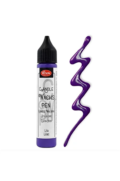 Viva Decor Colored wax for candle decoration, VIVA DECOR, 28 ml Purple