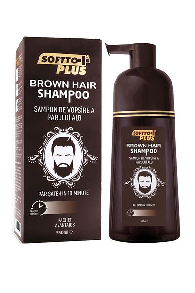 Softto Plus Şampon De Vopsire - Brown Hair Shampoo - 350 ml