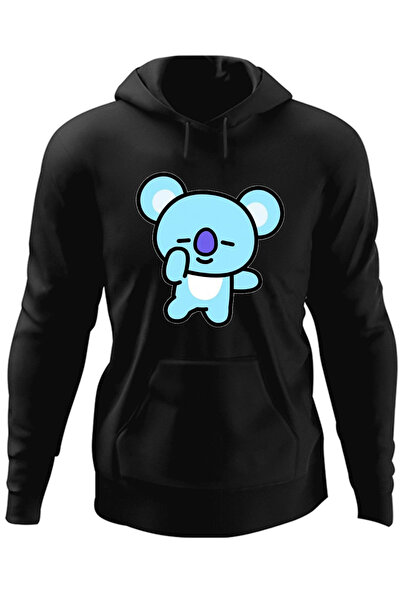 OEM Ανδρική μπλούζα φούτερ BT21 Koya BTS K-pop Koala