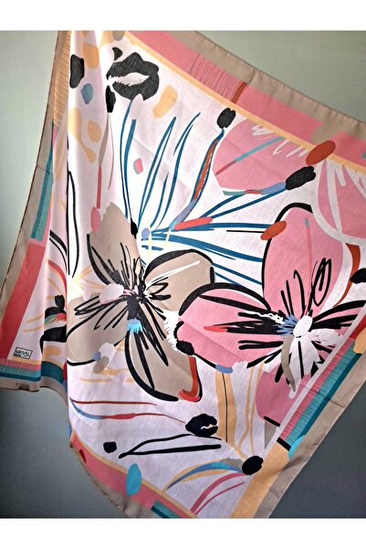 Guzeka وشاح فاخر (خياطة إيطالية) - قهوة بالحليب