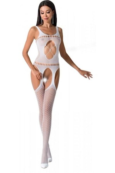 Passion Catsuit BS057 White S-L