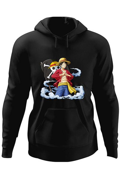 OEM Hanorac barbati One Piece Steag Pirati Monkey D Luffy