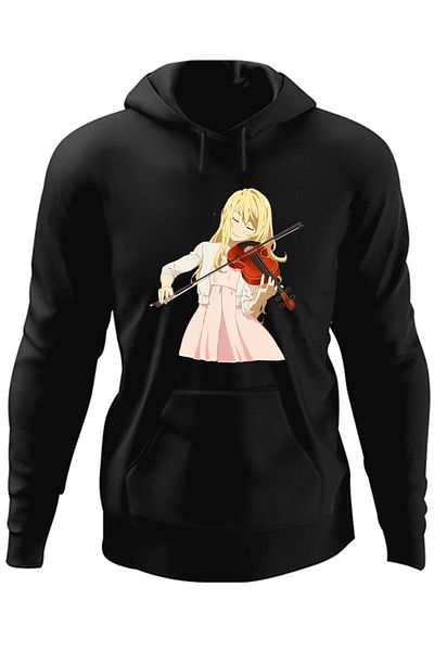 OEM Hanorac barbati Your Lie in April Kaori Vioara Iubire Anime