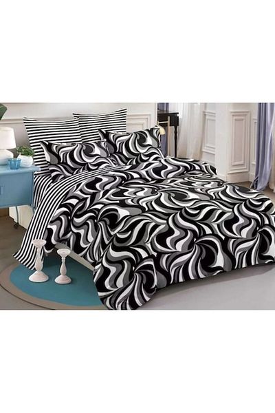 OEM Double Bedding Set, Spring, Finet, 6 Pieces, Abstract Print, 230x250cm