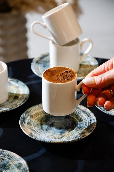 Le murano Soil 12 Piece Coffee Cup Set for 6 People 100ml
