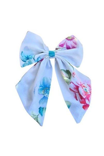 ARIALE Agrafă de păr accesorizată cu fundă „Ariale”, albă