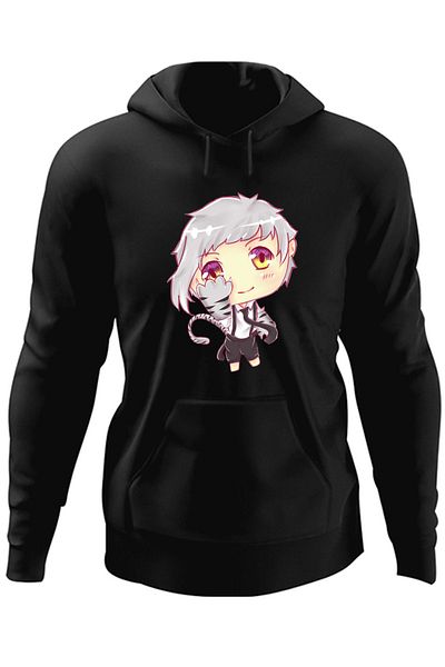 OEM Bungo Stray Dogs Atsushi Tiger Chibi Anime Men's Hoodie