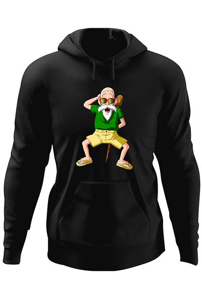 OEM Men's hoodie Dragon Ball Z Master Roshi Ninja Shaolin Sensei