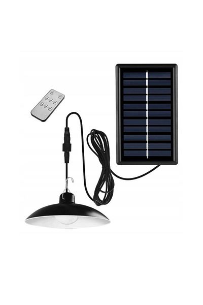 Bass Polska Uliczna lampa solarna z pilotem, żyrandol, okrągły
