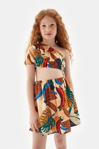Tyess Girl Patterned Dress