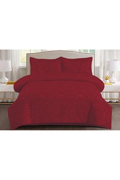 OEM Bed Linen Set, Grofat M6, Uni, 4 pieces, 2 persons, 230x250cm, Bordo