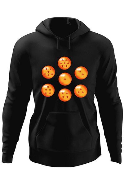OEM Men's Hoodie DragonBall Z Power Balls Anime Manga