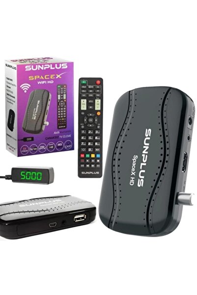sunplus Spacex Çanaklı Çanaksız Hd Uydu Alıcısı / WİFİ