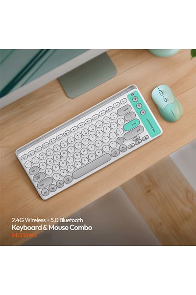 Microdigit Wireless Keyboard and Mouse Combo with Arabic and English Support from