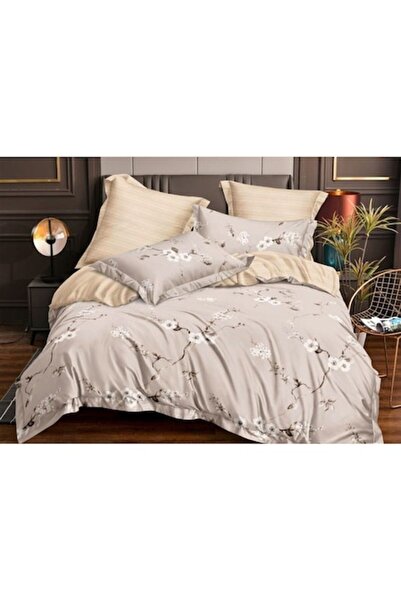 OEM Double Bed Linen, Finet, 6 Pieces, Lavender Floral Print, 250x230cm