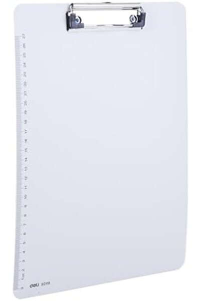 Deli Paper Clipboard, A4 Size, Grey