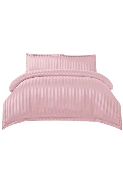 OEM Bed Linen Set, Elastic Sheet, Damask Finet Type, 4 Pieces, 180x200cm, Powder Pink