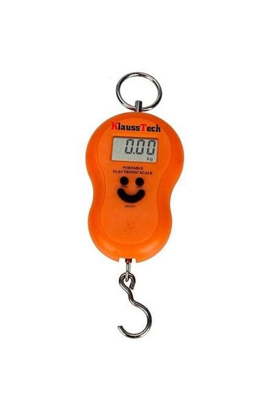 KlaussTech Cântar electronic portabil KlaussTech, 50 kg, ecran LCD, galben