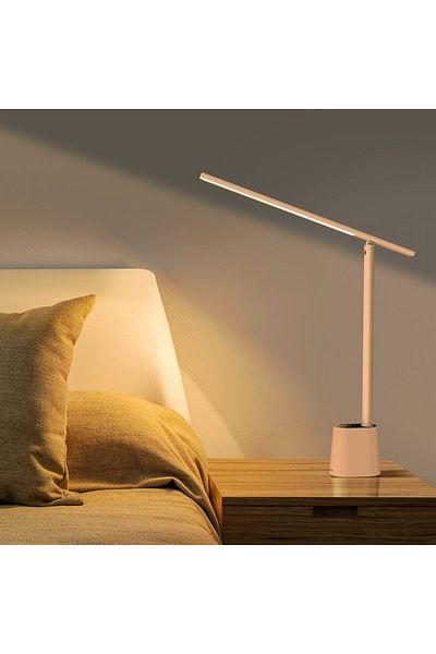 Baseus Biurkowa nocna lampka LED Smart Eye bezprzewodowa 2200mAh - biały