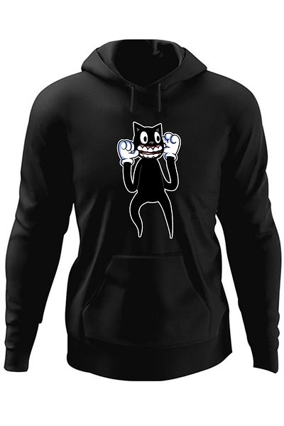OEM Hanorac barbati Cartoon Cat Scary Minecraft