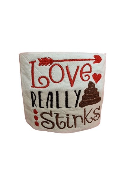 ARIALE Hartie Igienica Brodata 'Love really', multicolor, celuloza