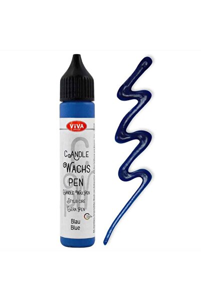 Viva Decor Colored wax for candle decoration, VIVA DECOR, 28 ml Blue