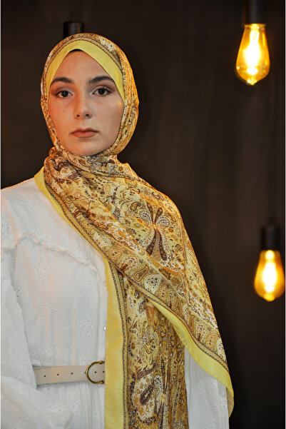 MSCARFS Kadim Desen Pamuk Vual İpek Şal