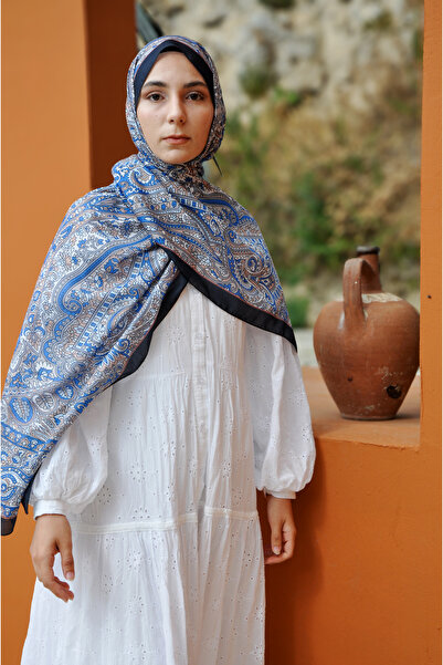 MSCARFS شال حرير فوال قطن بنمط هزار