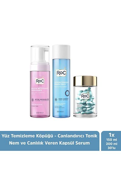 Roc مجموعة تنظيف وعناية بالوجه
