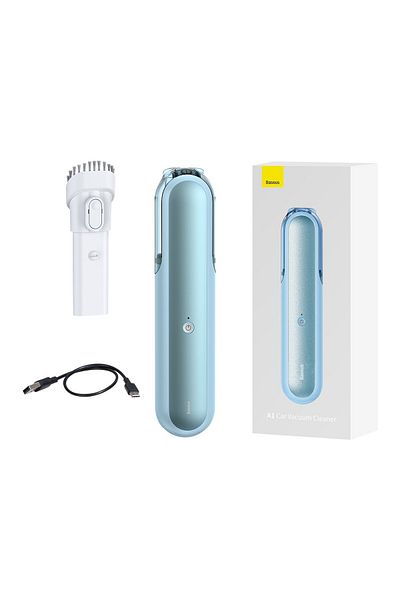 Baseus Aspirator auto mini fără fir A1 30W - Albastru