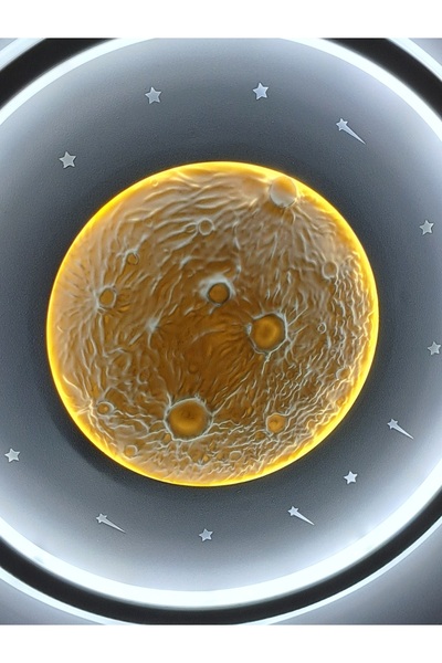 MAZEL AYDINLATMA Mazel Tavana Sabit Kumandalı Üç Renk Led Plafonyer Avize