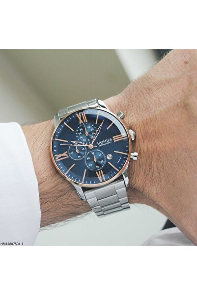Homies Hm15807S04-1 Men's Wrist Watch with Steel Band