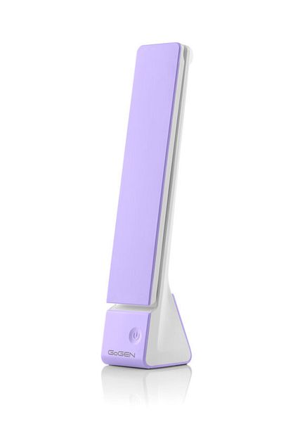 Gogen LL12PR LED table lamp, 4W consumption, flexible arm, purple