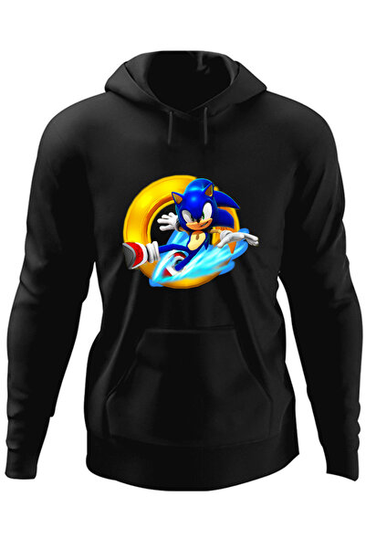 OEM Ανδρική μπλούζα με κουκούλα για τρέξιμο Sonic the Hedgehog Mataron