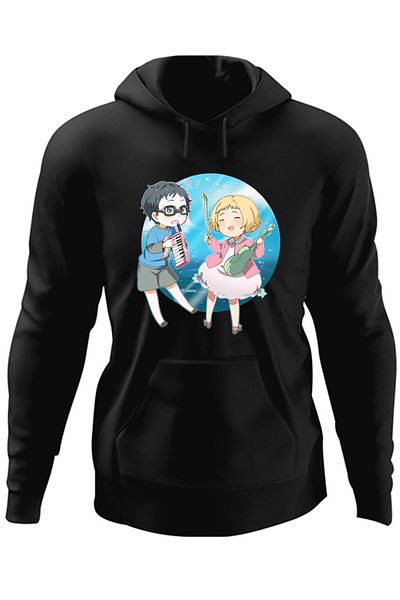 OEM Hanorac barbati Your Lie in April Kaori Kousei Fan Art