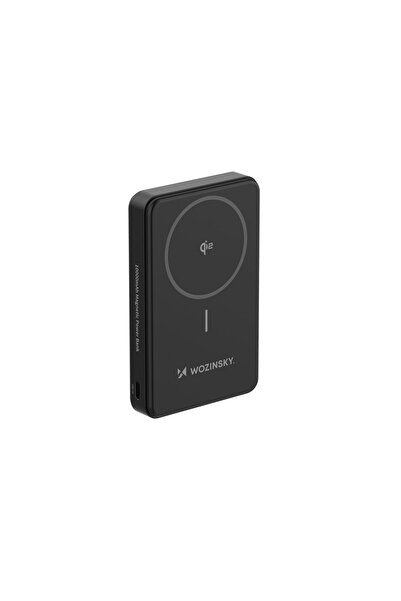 WOZINSKY Acumulator extern magnetic Qi2 10000mAh cu suport USB-A USB-C 22.5W ...