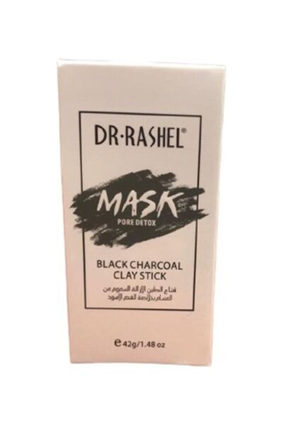 DR.RASHEL قناع الفحم المنقّي الطيني من دكتور راشيل، فحم أسود، 42 غرام