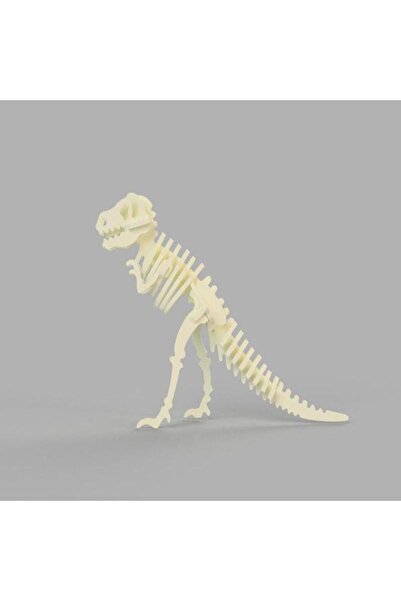 Baby Mara Puzzle Puzzle 3D Dinozaur Schelet – Tyrannosaurus Rex din Lemn