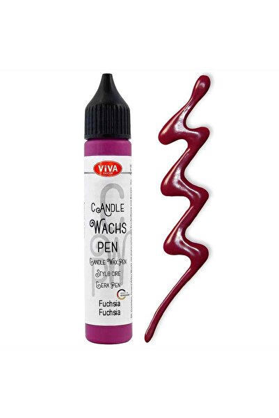Viva Decor Colored wax for candle decoration, VIVA DECOR, 28 ml Bright pink