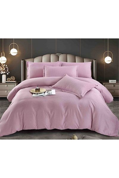 JOJO HOME Double bed linen, Jojo Home, Damask, 4 pieces, 1 person, 155x230cm, Lilac