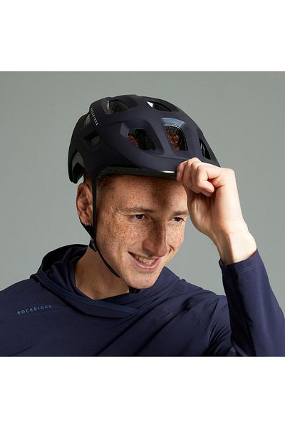 Decathlon Rockrider Expl 100 Blue Mountain Bike Helmet
