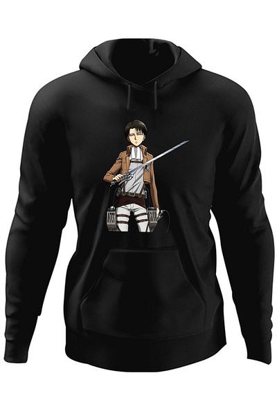 OEM Hanorac barbati Attack on Titan Levi Ackerman Anime Fortnite