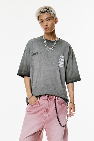Pull & Bear True Self washed T-shirt