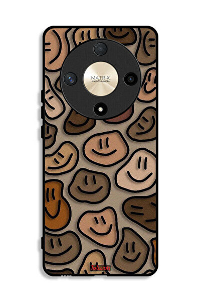 Tolwak Honor X9b Protective Case Cover Smiley Faces Art