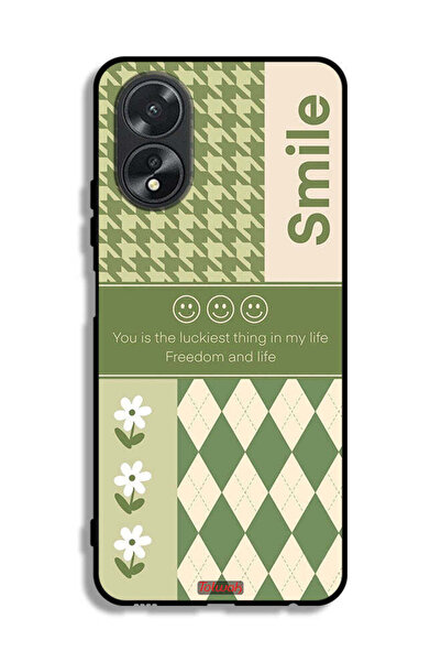 Tolwak غطاء حماية لهاتف Oppo A38 - الابتسامة هي أسعد شيء في حياتي