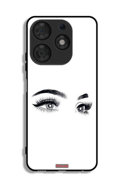 Tolwak غطاء حماية لهاتف تكنو سبارك 10 برو برسومات عيون فنية