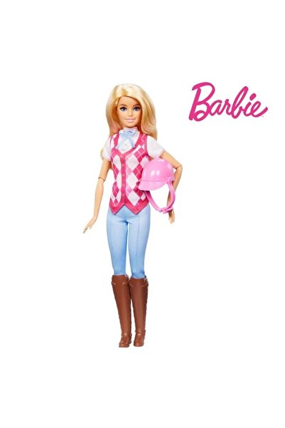 divendi-ro Păpușă Barbie călărește, vârsta 3+ ani, 13,5x5,5x5,5x32,5cm, multicoloră