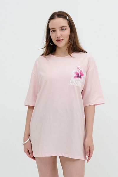 Addax Μπλουζάκι με στάμπα Crew Neck P10478