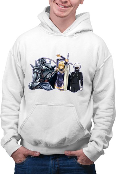 OEM Men's Hoodie Claymore Clare FMA Alphonse Tokyo Ghoul Manga